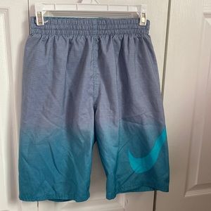 Nike boys swimwear size XL, In good condition, gray and green in color